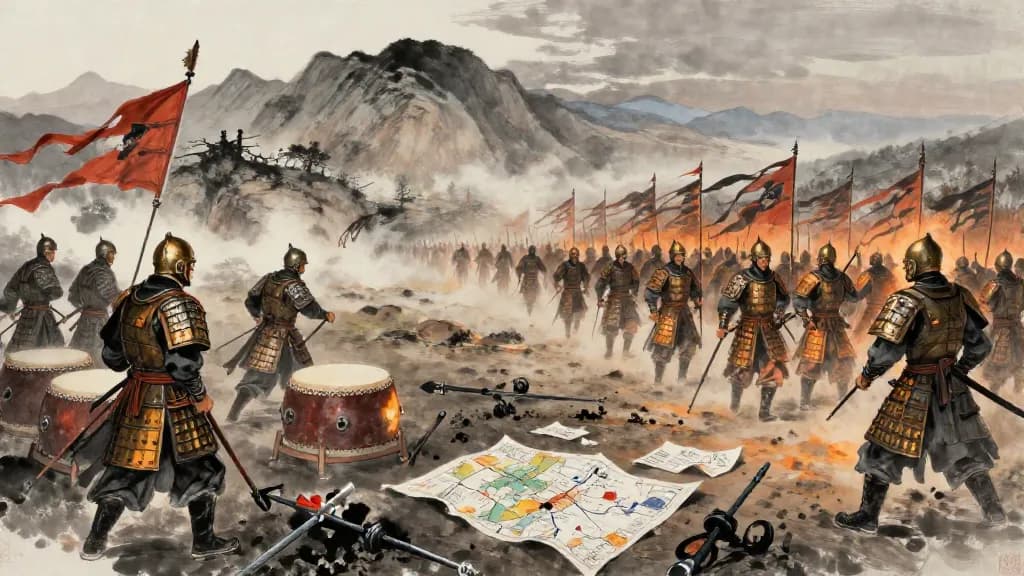 立政 (Establishing Governance) — Chinese ink painting