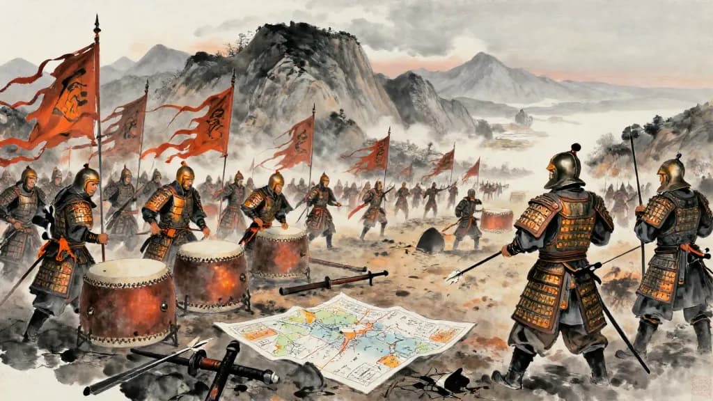 七法 (The Seven Standards) — Chinese ink painting