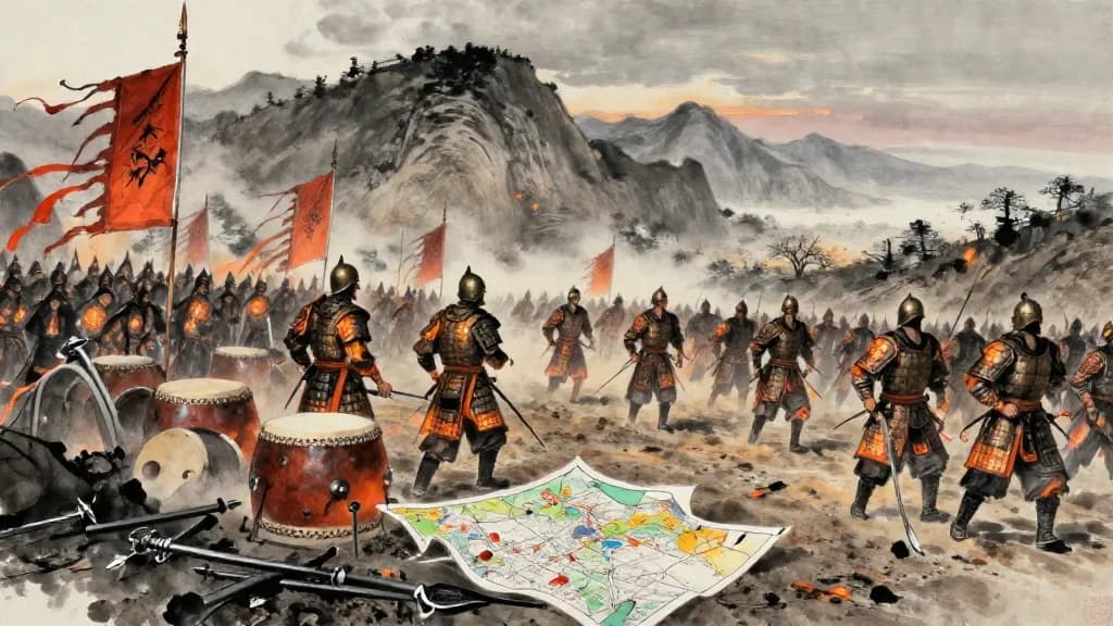 幼官 (The Minor Officials) — Chinese ink painting