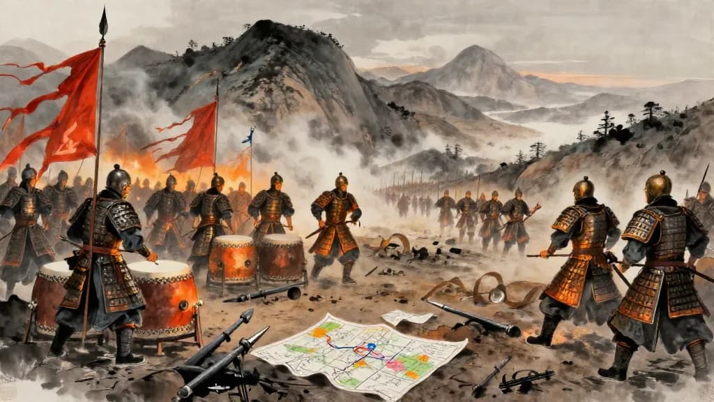 幼官圖 (Diagram of the Minor Officials) — Chinese ink painting