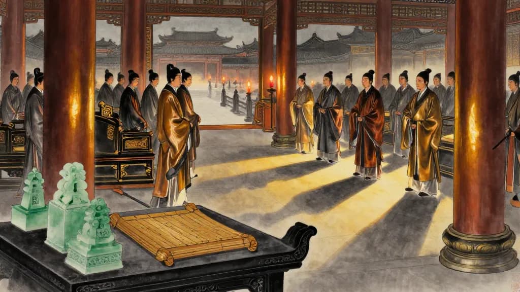 中匡 (The Middle Rectification) — Chinese ink painting