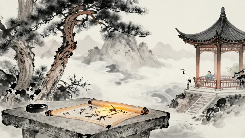 小匡 (The Minor Rectification) — Chinese ink painting