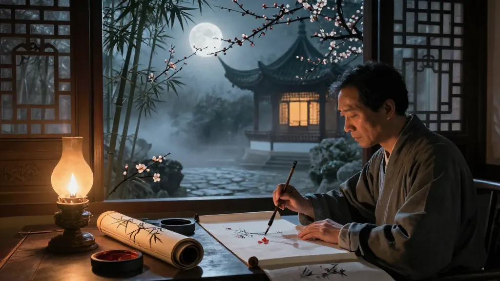 王言 (Words of the King) — Chinese ink painting