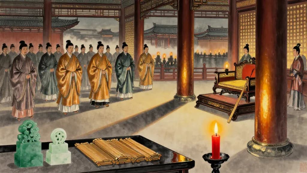 侈靡 (Extravagance and Prodigality) — Chinese ink painting