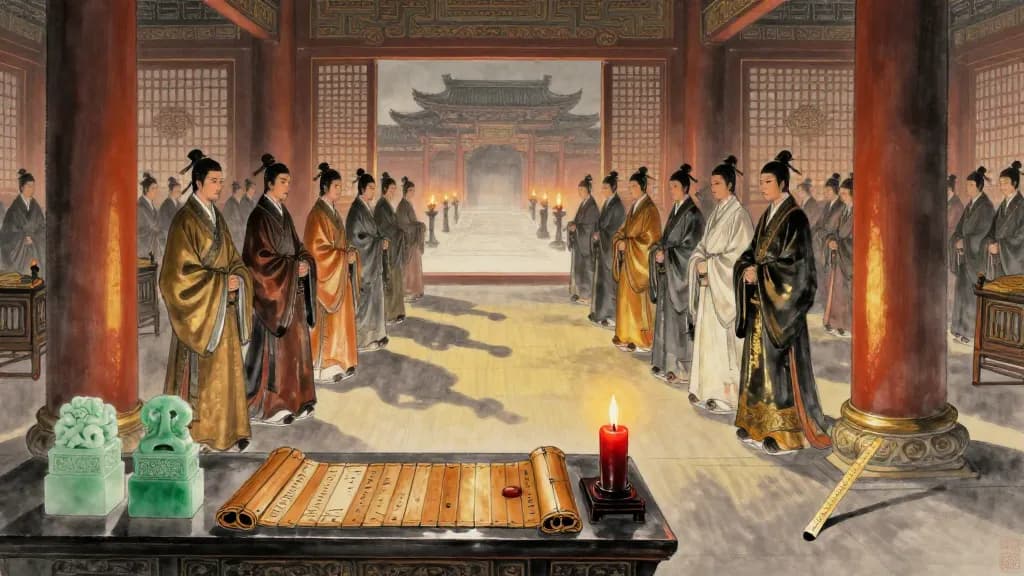 正 (The Standard) — Chinese ink painting