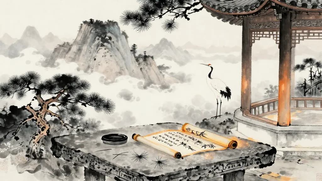 正世 (Rectifying the Age) — Chinese ink painting