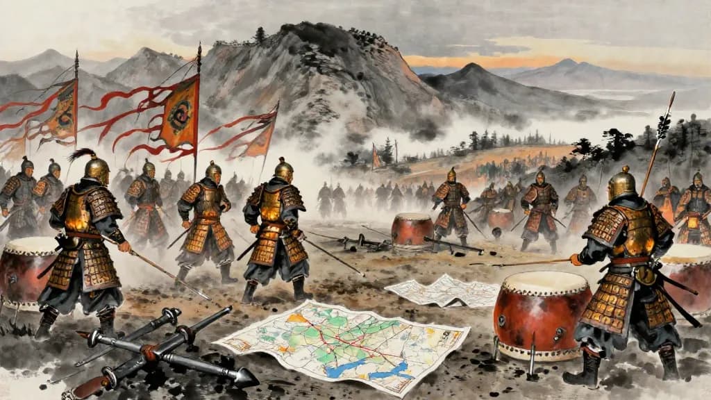 弟子職 (The Duties of Disciples) — Chinese ink painting