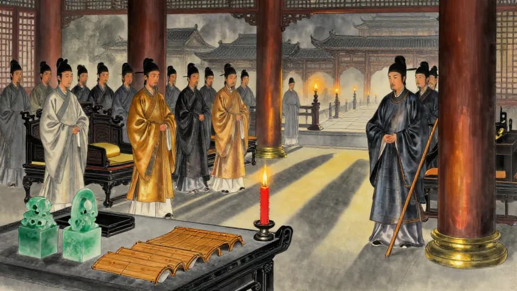 國蓄 (State Reserves) — Chinese ink painting