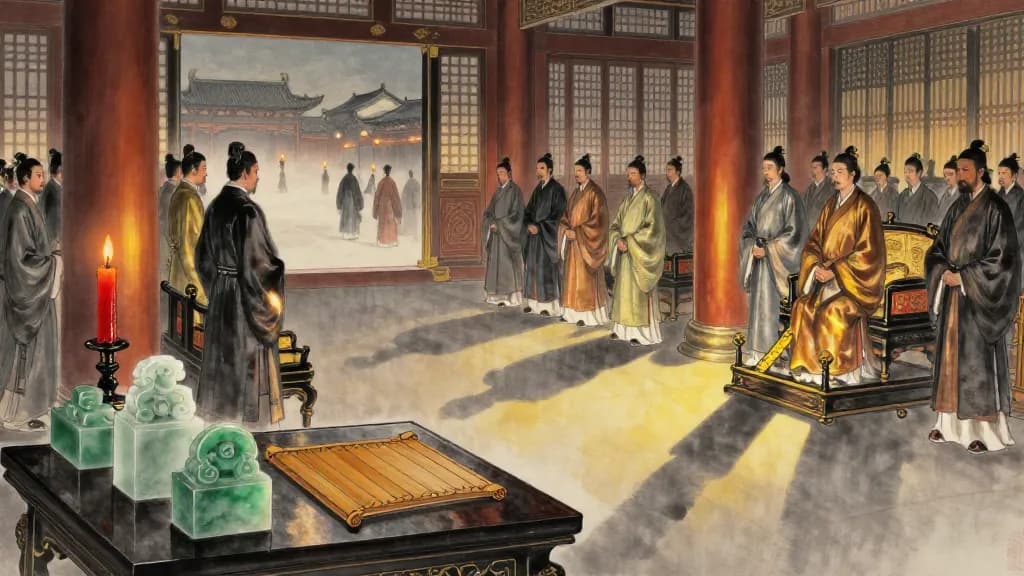 山國軌 (Mountain State Revenue Tracks) — Chinese ink painting