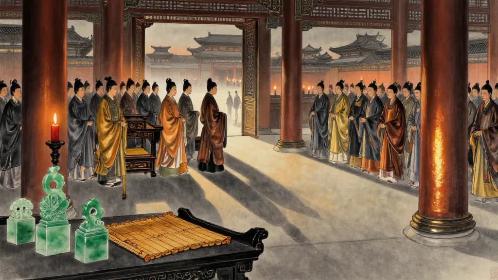 輕重戊 (Light and Heavy, Part E) — Chinese ink painting