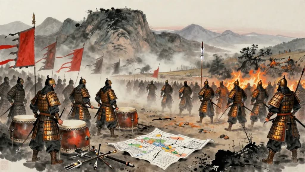 兵道 (The Way of War) — Chinese ink painting