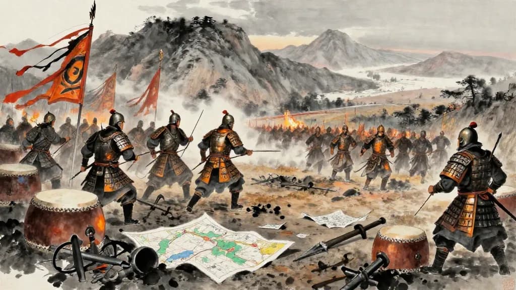 文啟 (Civil Awakening) — Chinese ink painting