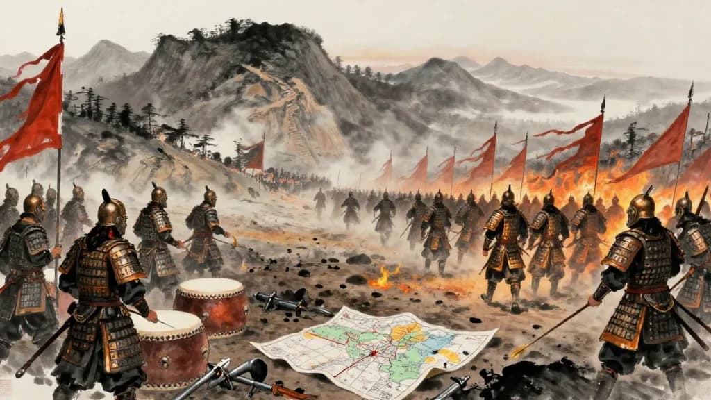 王翼 (The King's Wings) — Chinese ink painting