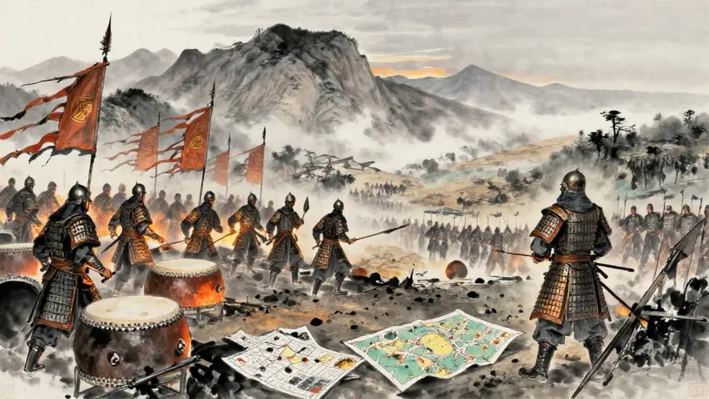 立將 (Appointing Generals) — Chinese ink painting