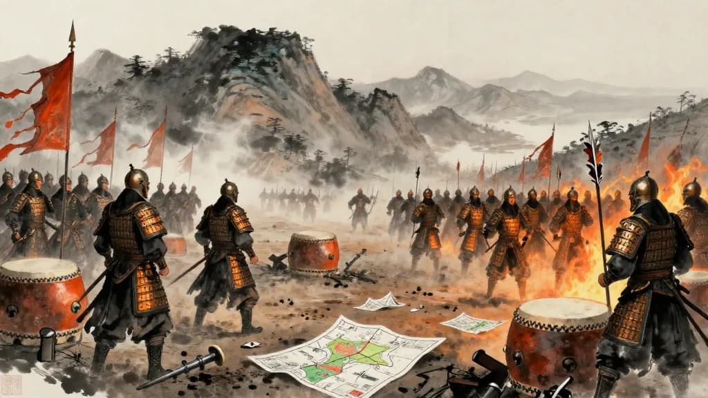 將威 (The General's Authority) — Chinese ink painting