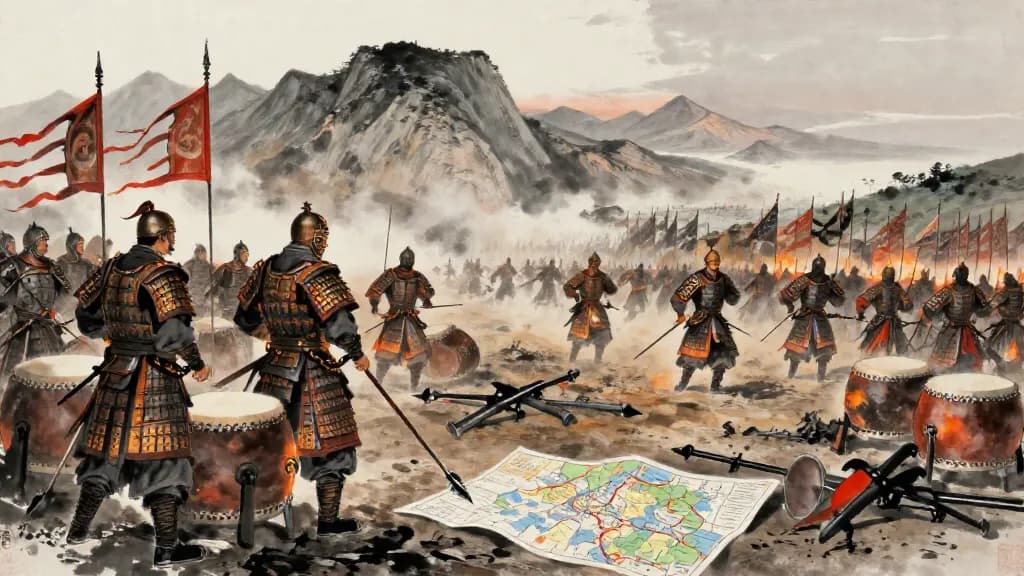 奇兵 (Unorthodox Troops) — Chinese ink painting