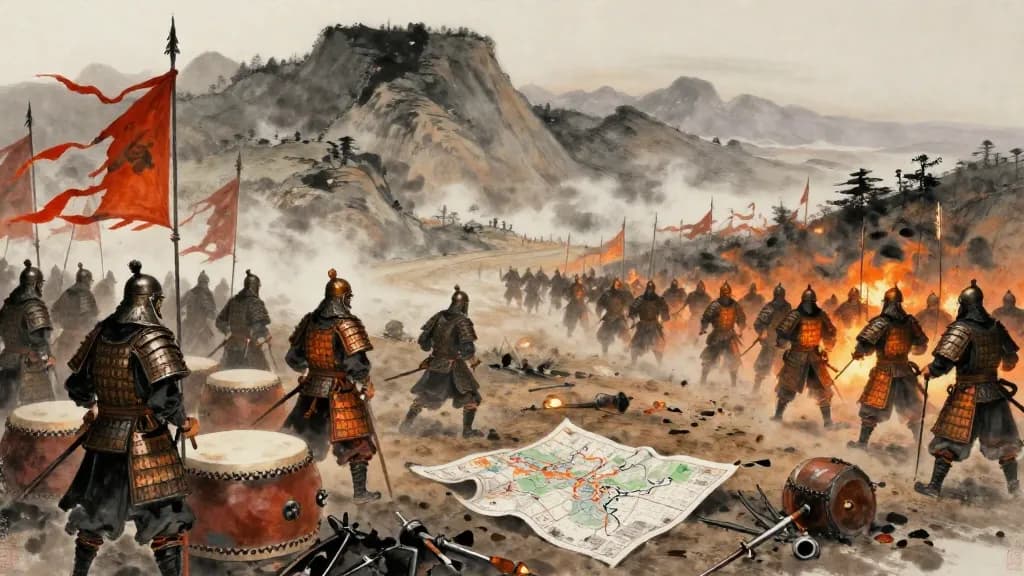 兵征 (Signs of War) — Chinese ink painting