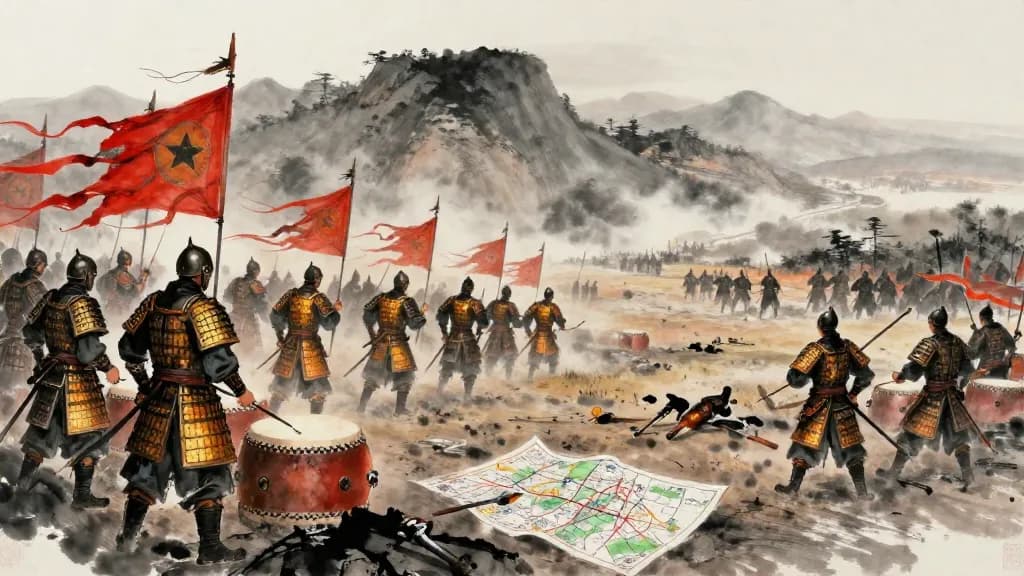 農器 (Agricultural Implements) — Chinese ink painting