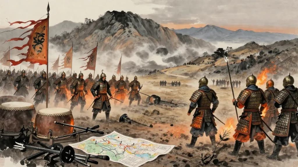 絕道 (Severing Routes) — Chinese ink painting