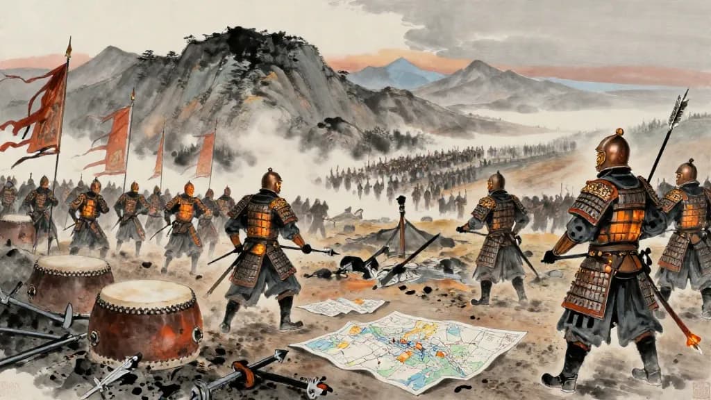 壘虛 (Empty Ramparts) — Chinese ink painting