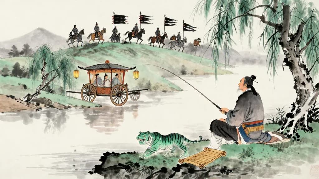 Liutao (六韜) — Chinese ink painting