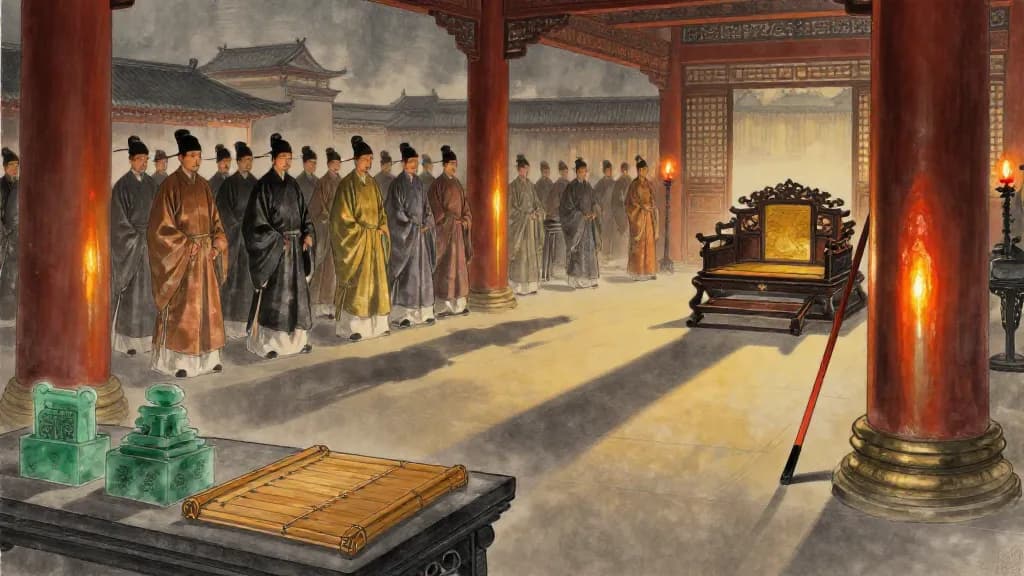 公孫丑上 (Gongsun Chou, Part I) — Chinese ink painting