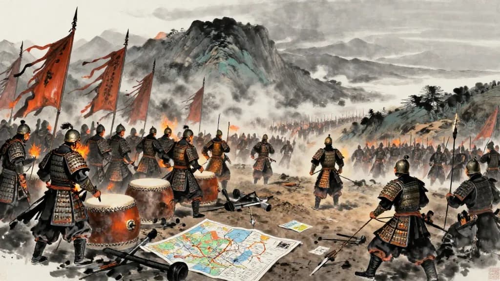 公孫丑下 (Gongsun Chou, Part II) — Chinese ink painting