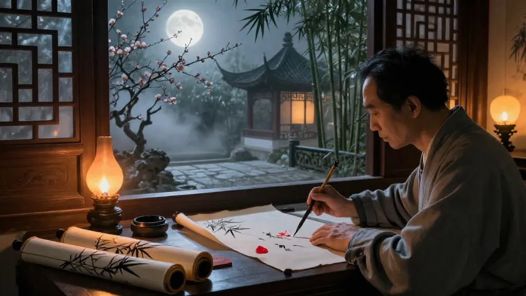 告子下 (Gaozi, Part II) — Chinese ink painting