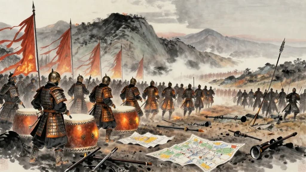 辭過 (Condemning Excess) — Chinese ink painting