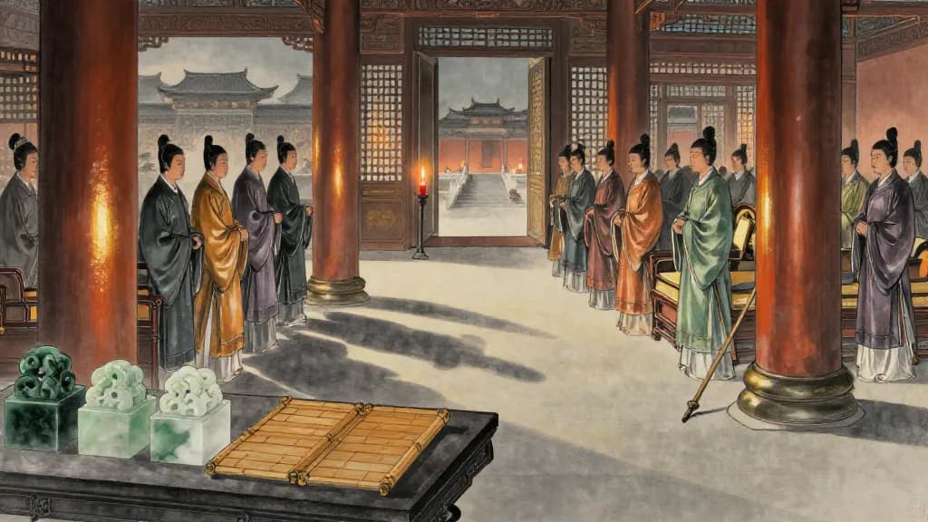 尚賢(上) (Elevating the Worthy, Part I) — Chinese ink painting