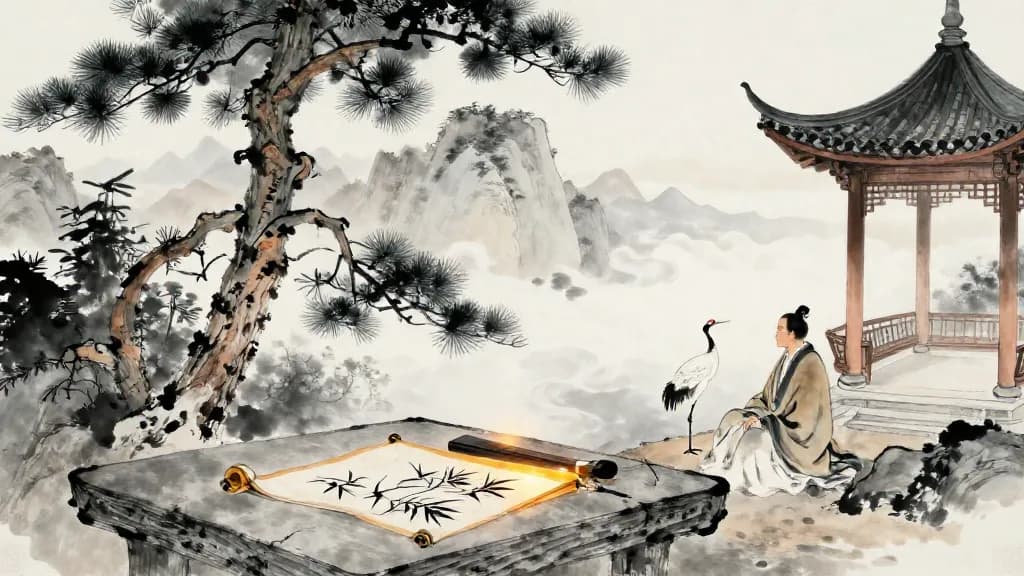 尚同(中) (Conforming Upward, Part II) — Chinese ink painting