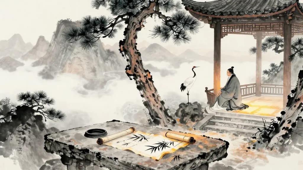 兼愛(上) (Universal Love, Part I) — Chinese ink painting