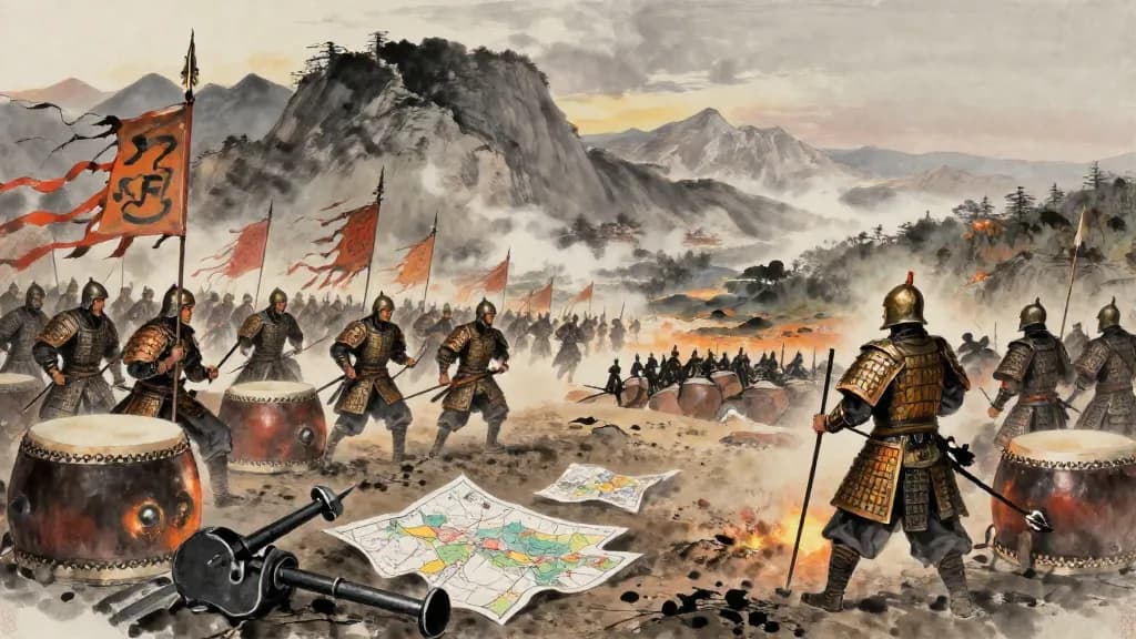 非攻(上) (Condemning Offensive Warfare, Part I) — Chinese ink painting