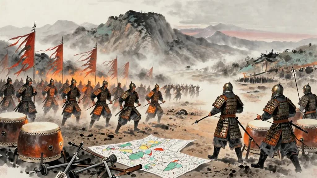 非攻(中) (Condemning Offensive Warfare, Part II) — Chinese ink painting