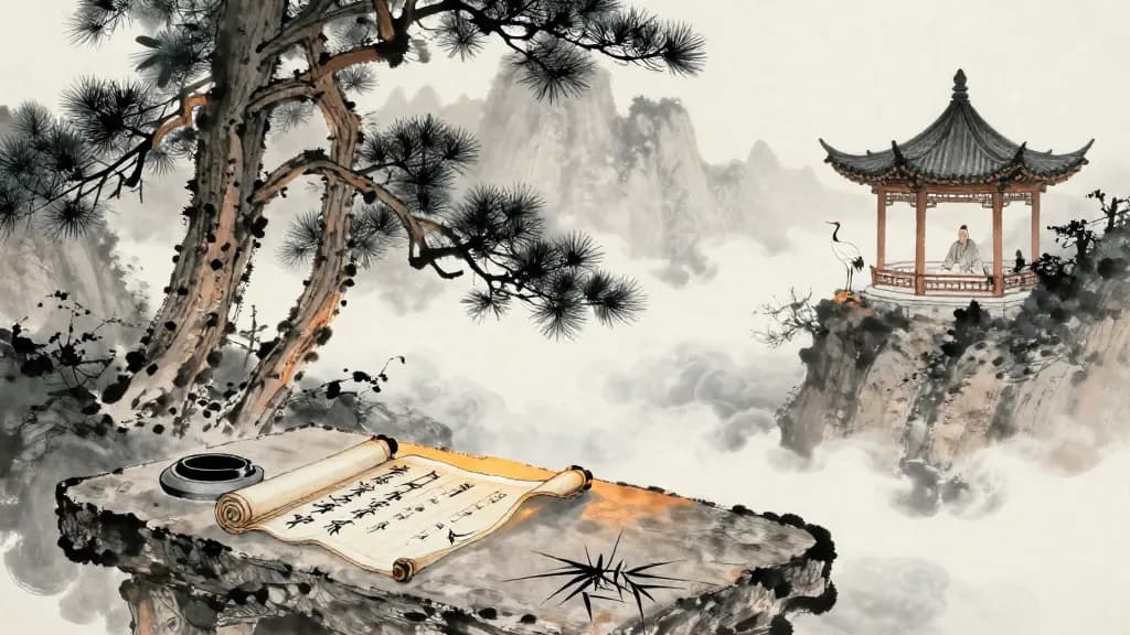 節葬(下) (Moderation in Funerals, Part III) — Chinese ink painting