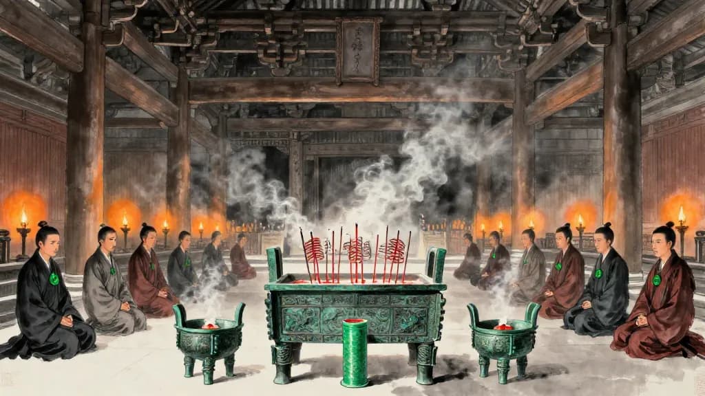 非樂(上) (Condemning Music, Part I) — Chinese ink painting