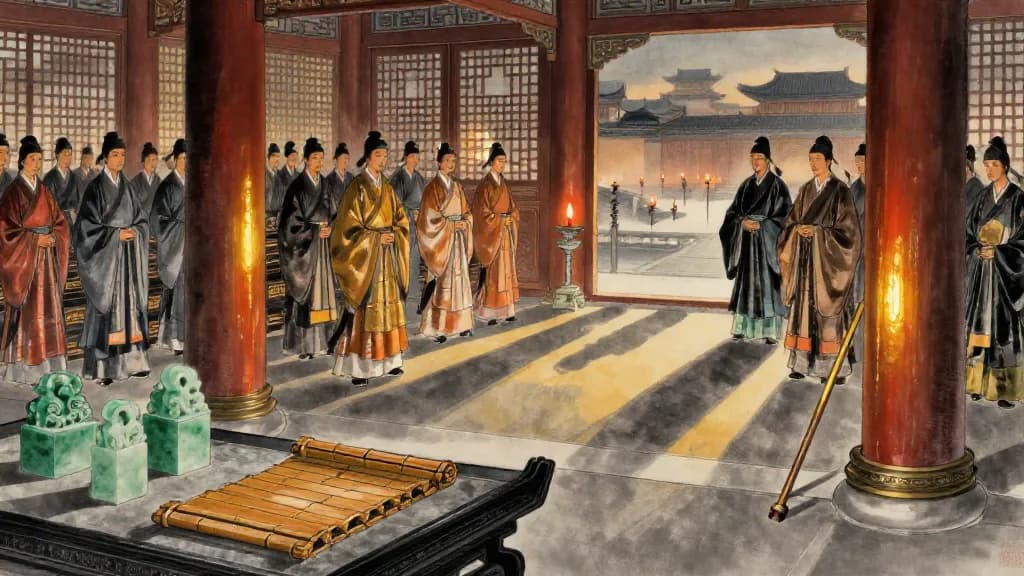 非命(上) (Against Fatalism, Part 1) — Chinese ink painting