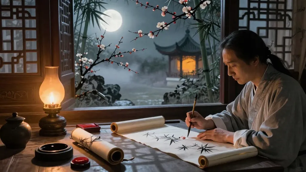 經(下) (The Canon, Part 2) — Chinese ink painting