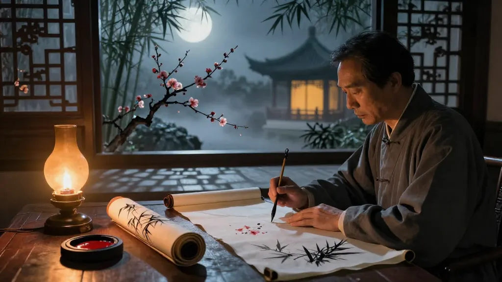 經說(下) (Canon Explanation, Part 2) — Chinese ink painting