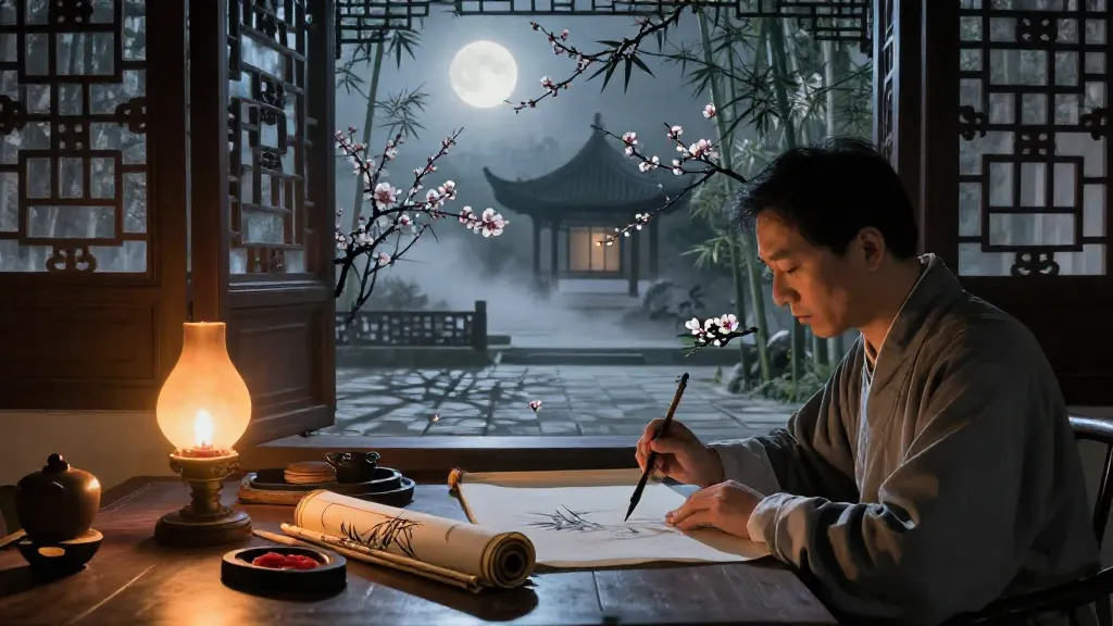 耕柱 (Geng Zhu) — Chinese ink painting