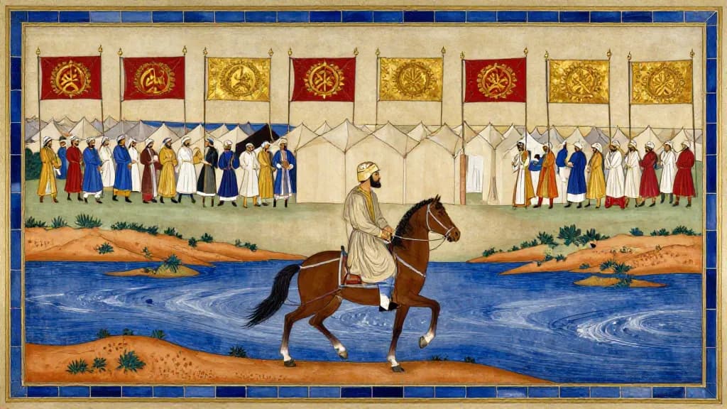 The Story of Siavash (Part 3) — Persian miniature painting