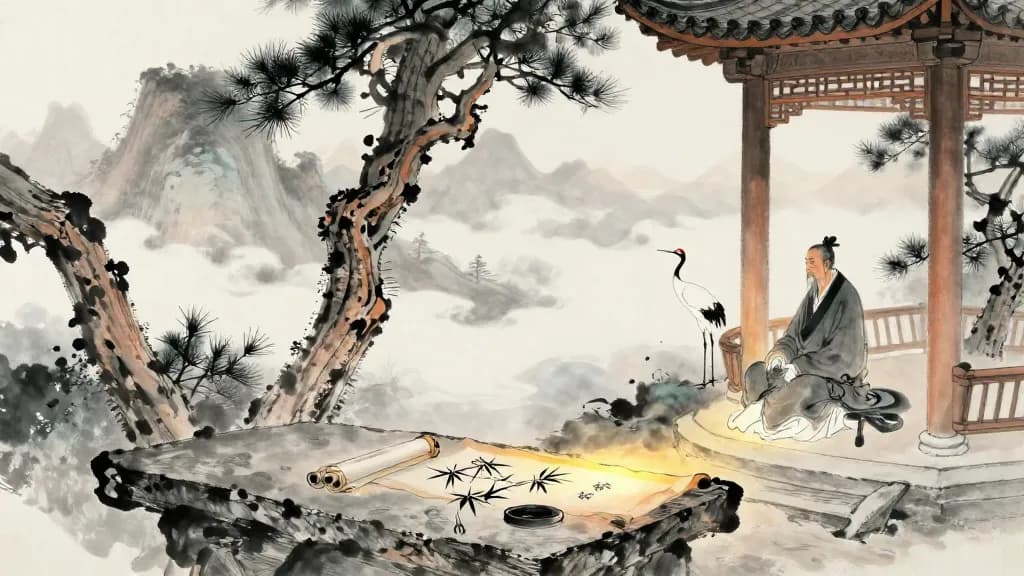 更法 (Reforming the Law) — Chinese ink painting