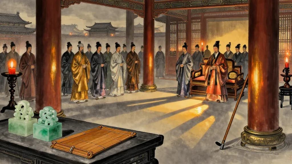 墾令 (The Order to Cultivate Waste Lands) — Chinese ink painting