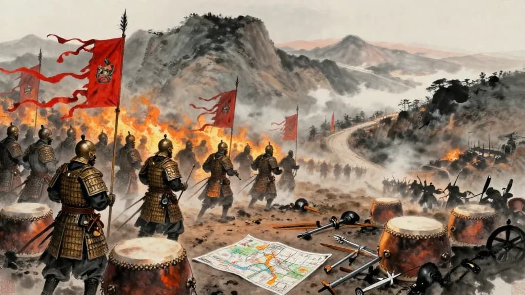 去強 (Eliminating the Strong) — Chinese ink painting