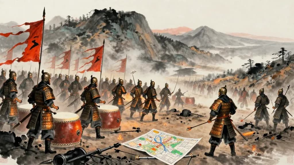 立本 (Establishing Fundamentals) — Chinese ink painting