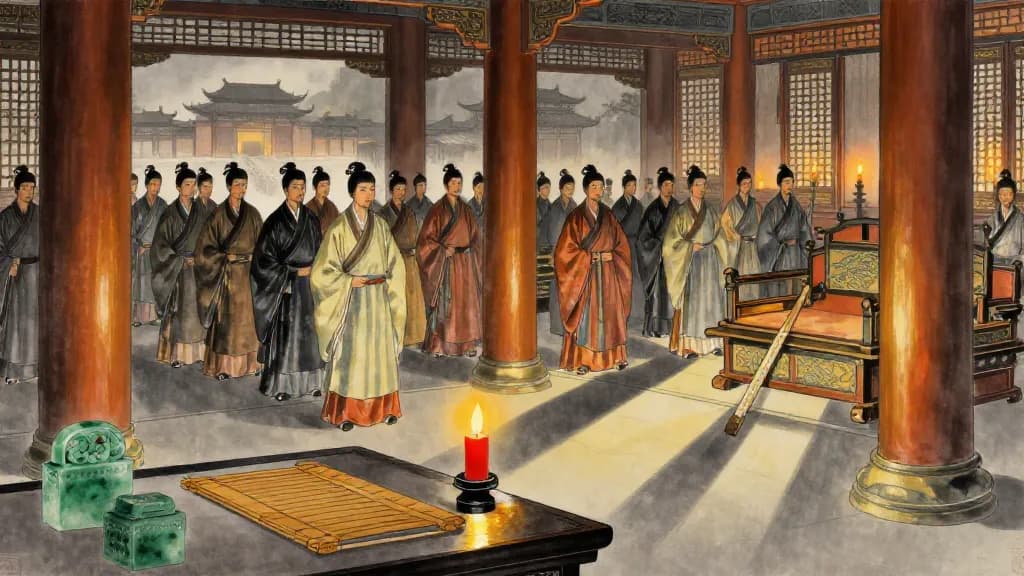 畫策 (Charting Policies) — Chinese ink painting