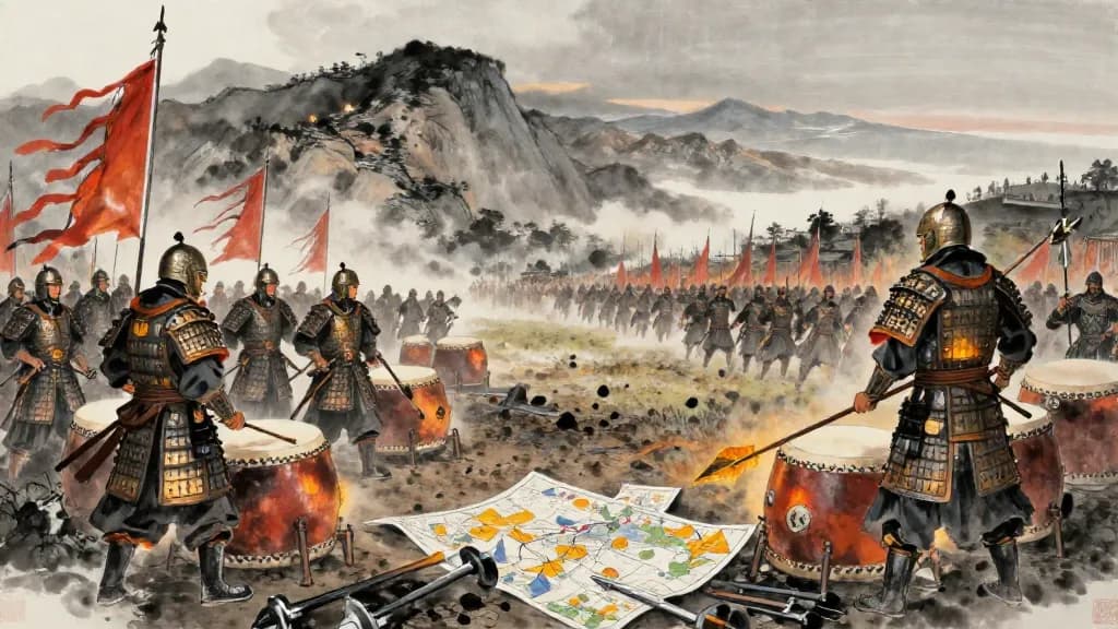 境內 (Within the Borders) — Chinese ink painting