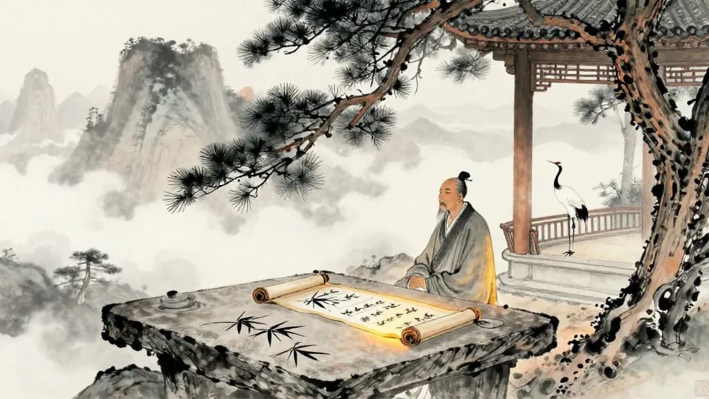 弱民 (Weakening the People) — Chinese ink painting