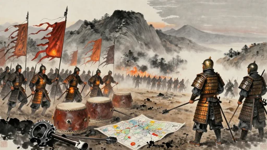 外內 (External and Internal Affairs) — Chinese ink painting