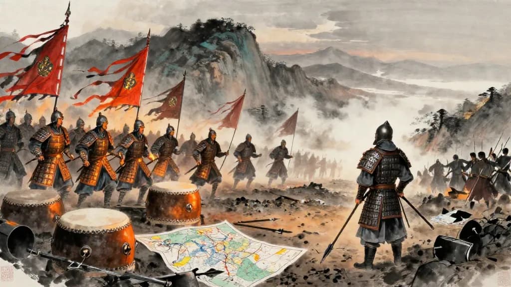 定分 (Fixing the Standards) — Chinese ink painting